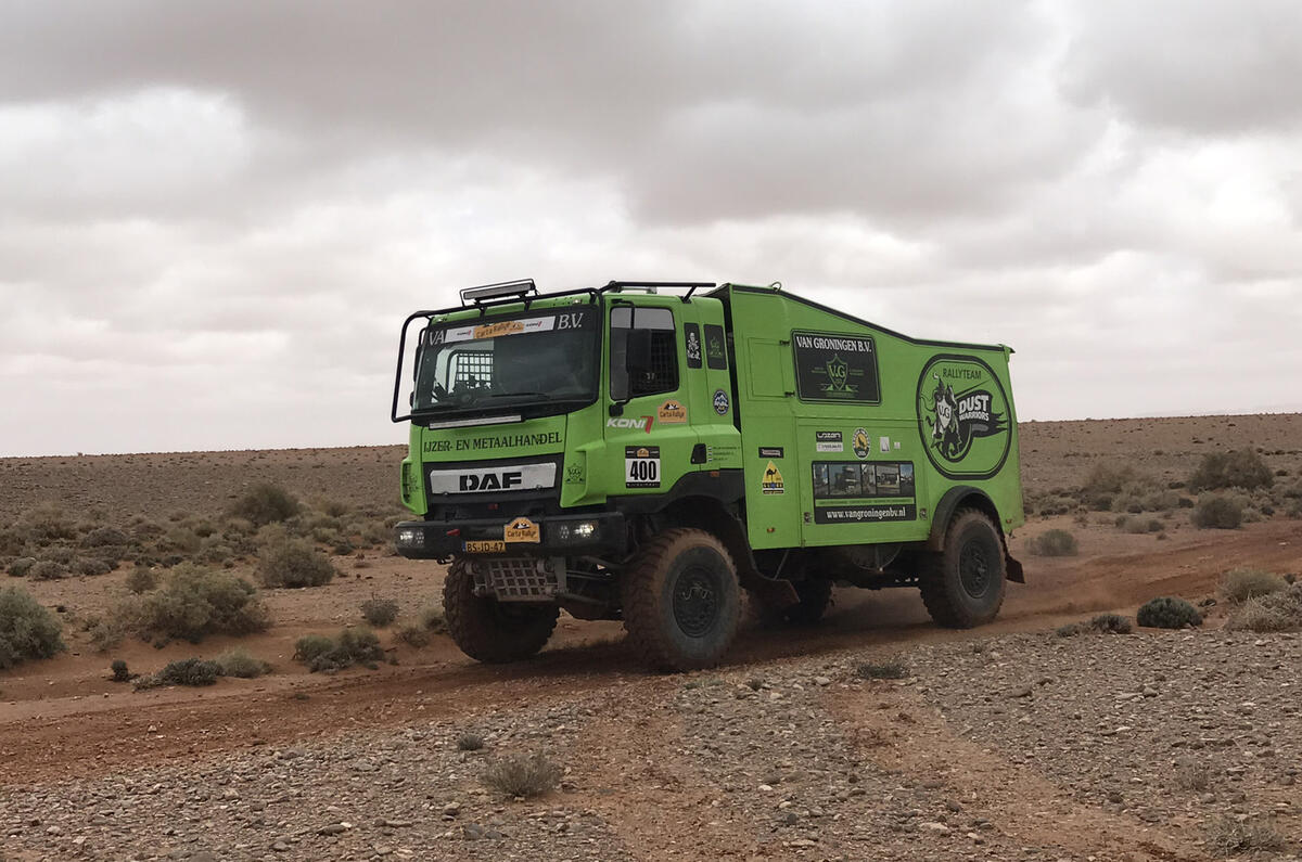 DAF truck on the Carta Rallye