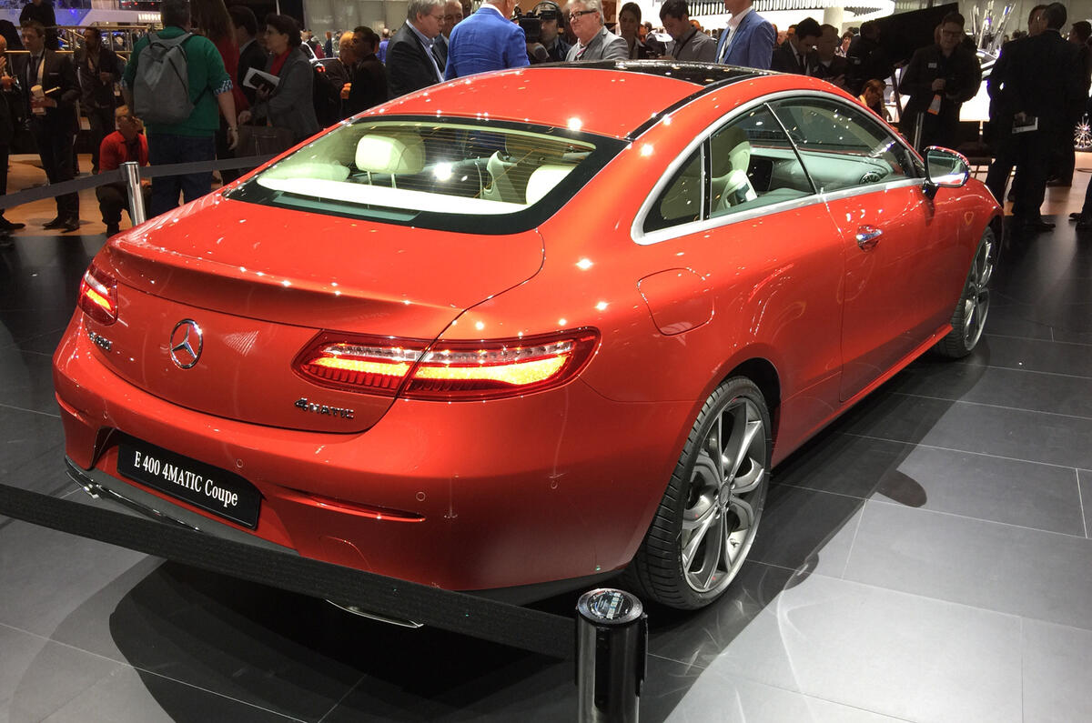 2017 Mercedes-Benz E-Class Coupe makes public debut in Detroit