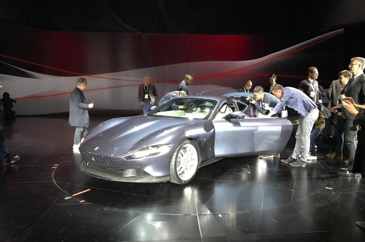 Ferrari Roma silver 2