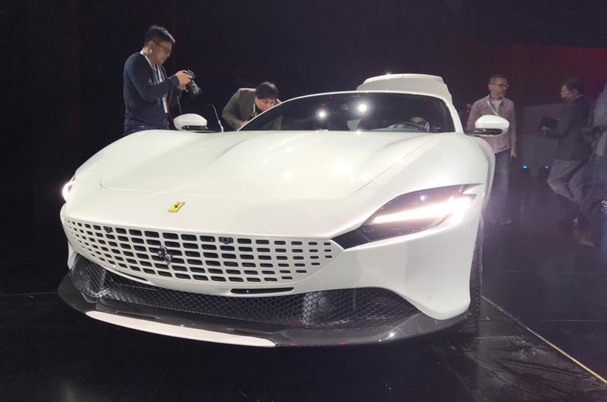 Ferrari Roma white 2 Ferrari Roma white 2