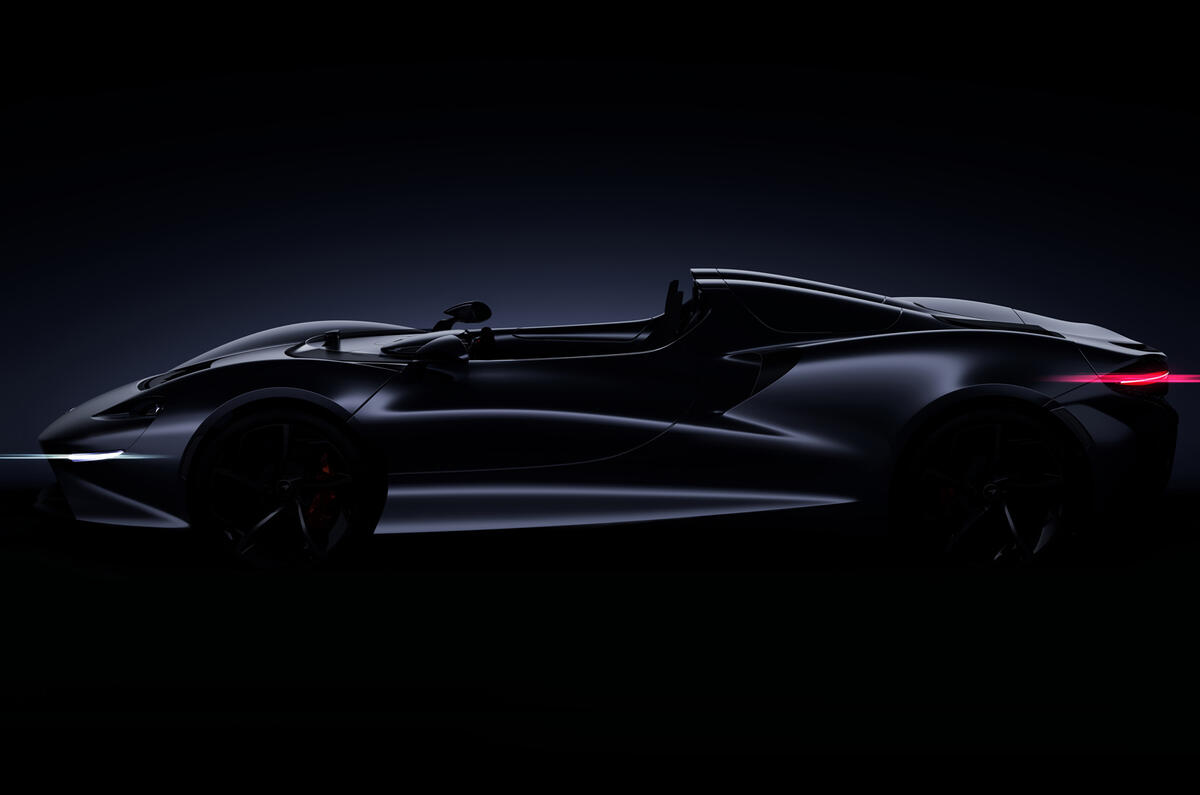 McLaren Speedster teaser image