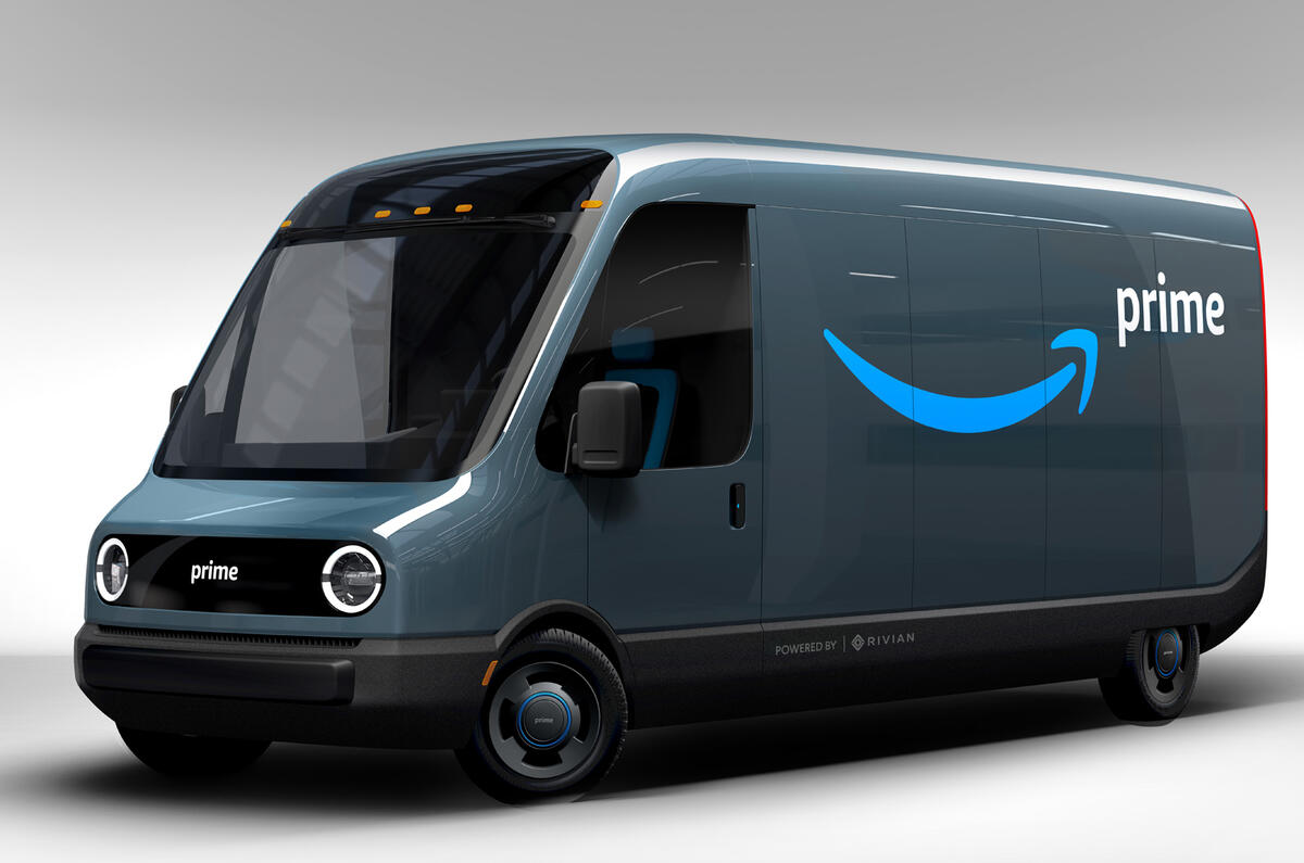 Amazon Rivian van