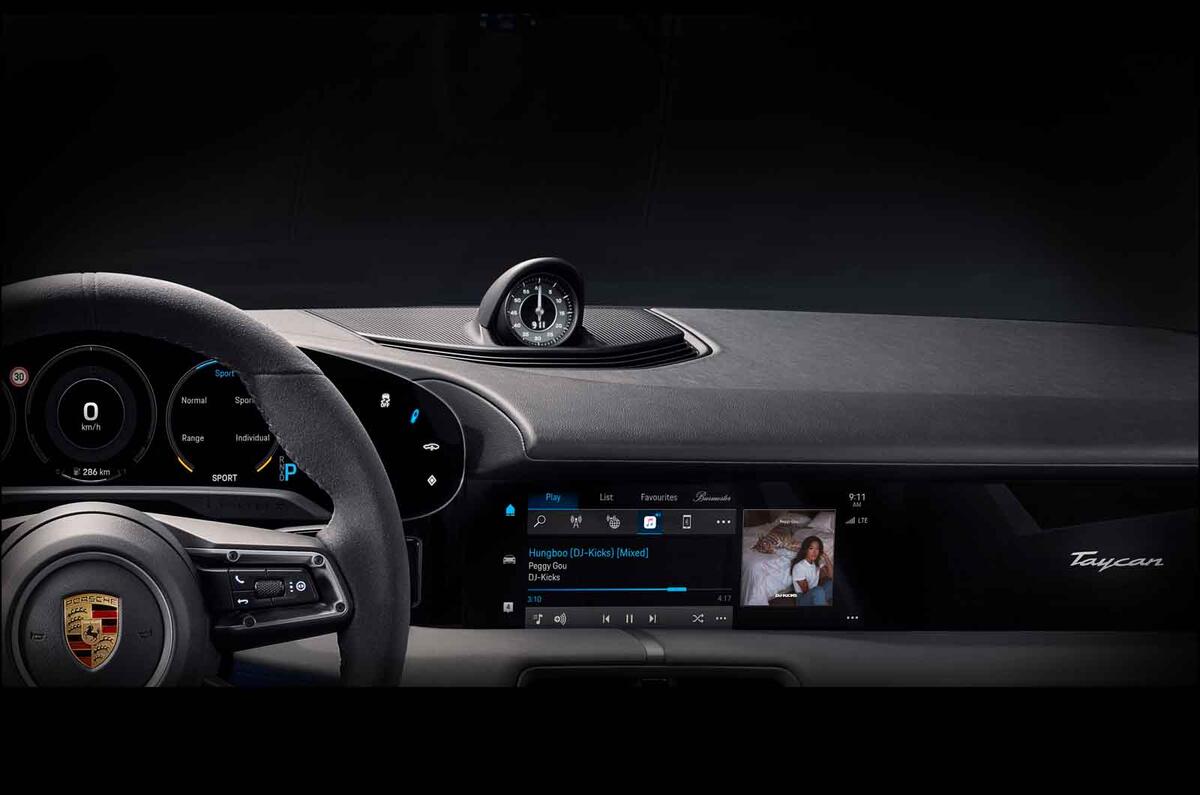Porsche Taycan Apple Music