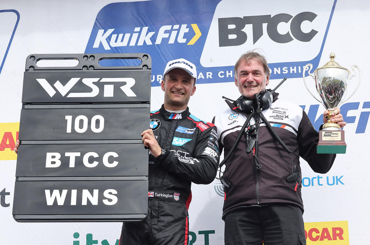 Turkington and WSR boss Dick Bennetts