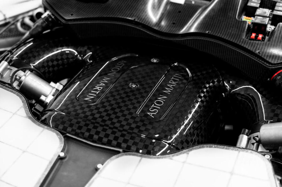 Aston Martin valkyrie first customer car engine cover