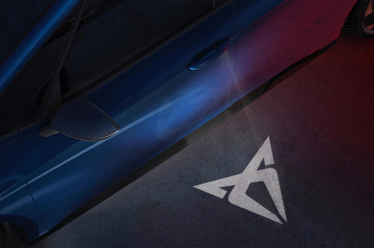 CUPRA Born puddle light CUPRA Born puddle light