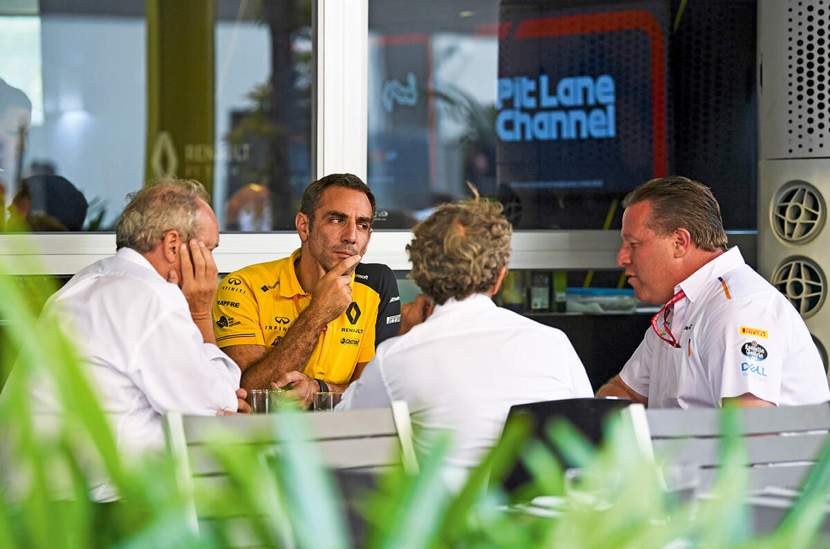 F1 team talking  F1 team talking