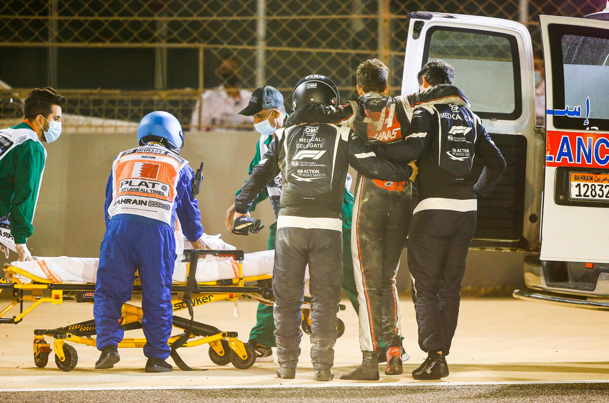 Grosjean rescue Grosjean rescue