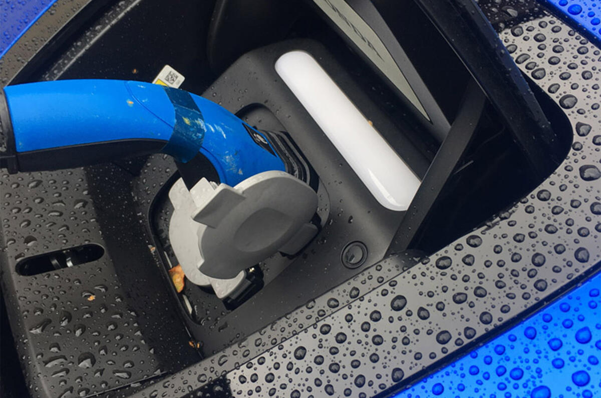 Honda E - charging Honda E - charging