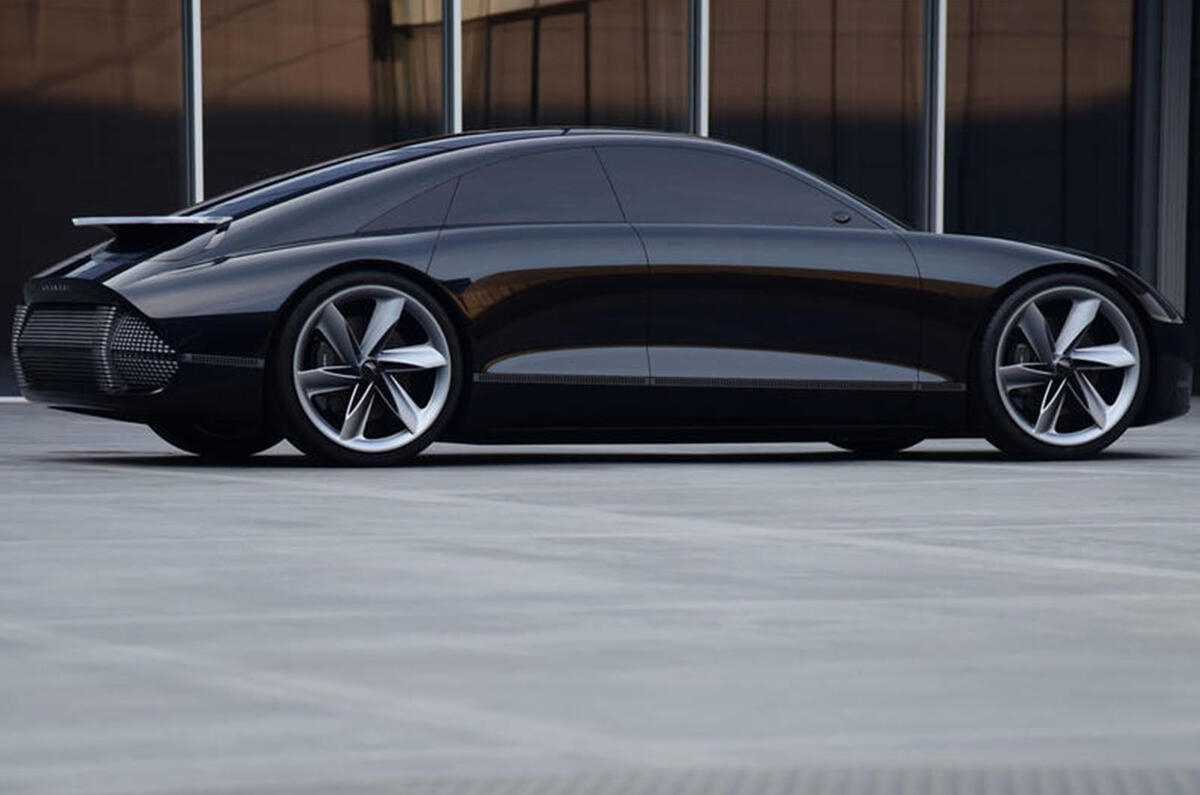 Hyundai Prophecy concept - static side Hyundai Prophecy concept - static side