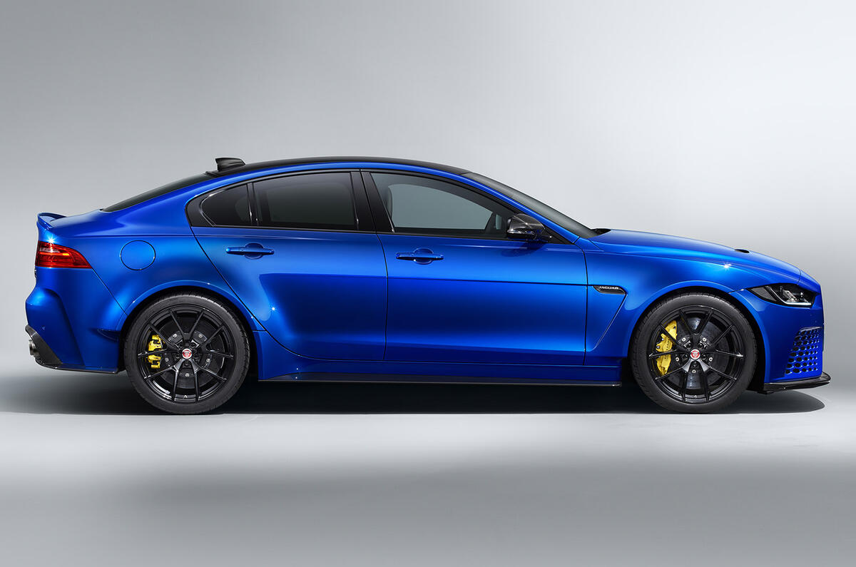 Jaguar XE SV Proejct 8 Touring - official press photos - side