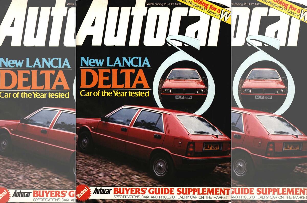 Lancia Delta 1980 Autocar Cover rear tracking
