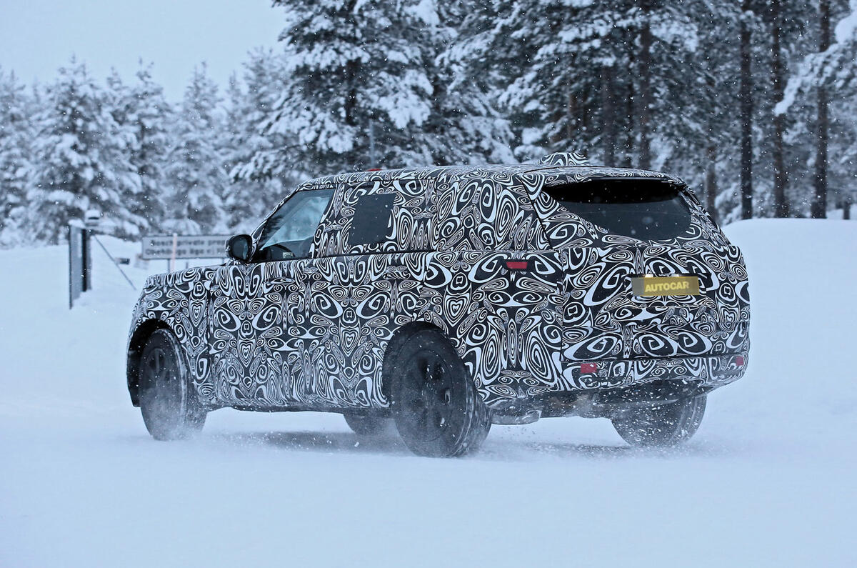 Land Rover Range Rover 2020 - spy shot Land Rover Range Rover 2020 - spy shot