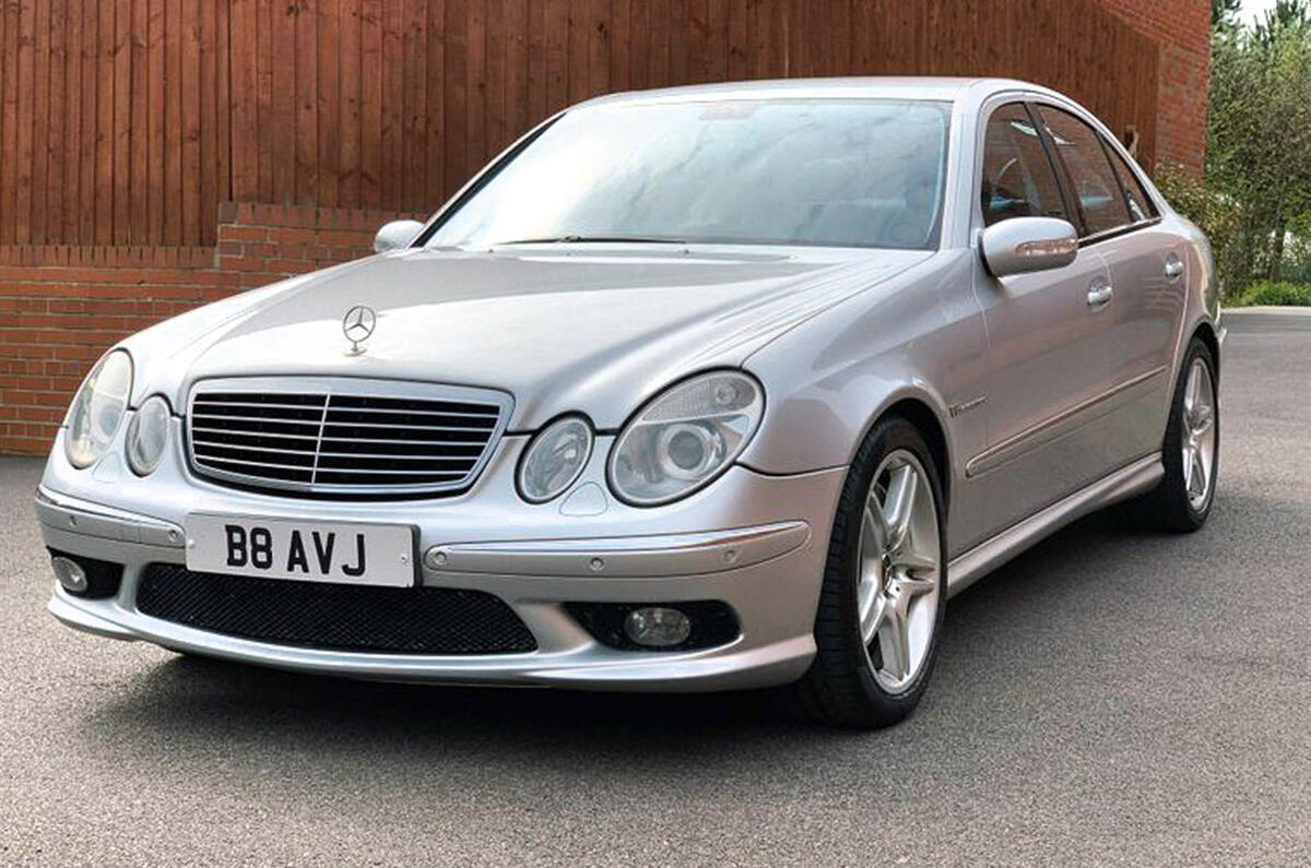 Mercedes-Benz E55 AMG - static front Mercedes-Benz E55 AMG - static front