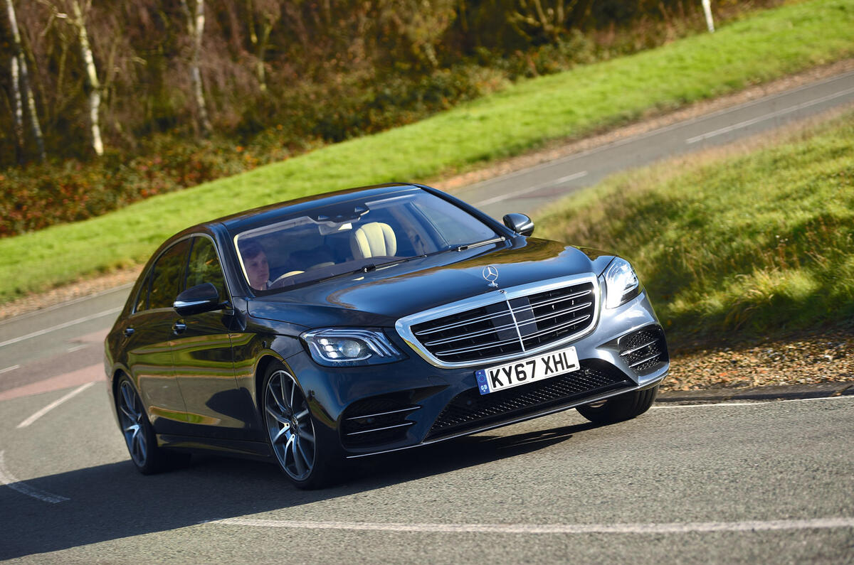 Mercedes-Benz S450L - tracking front Mercedes-Benz S450L - tracking front