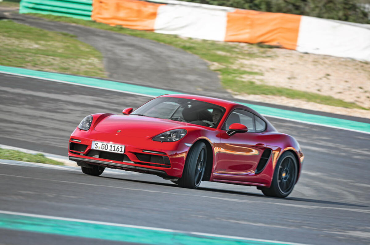 You can have as much fun on the road in the Porsche Cayman GTS as in the GT4 Porsche Cayman GTS