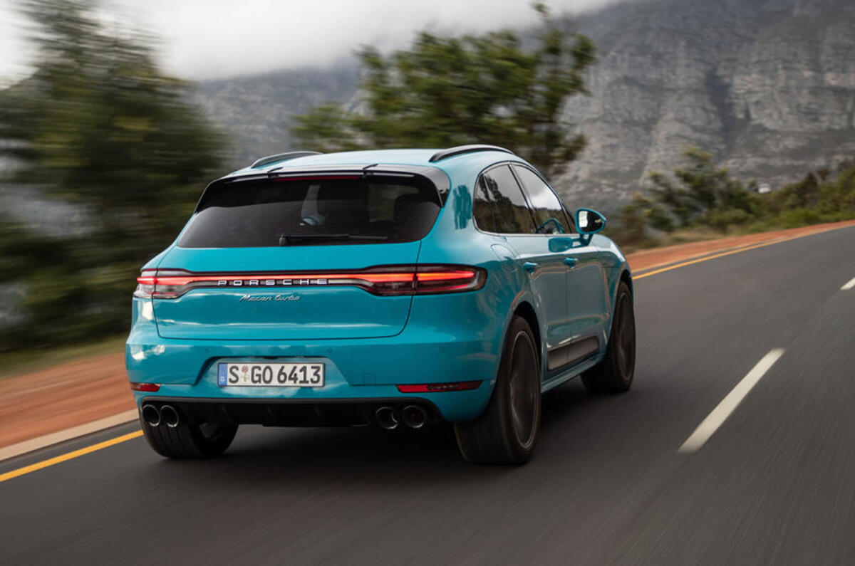 Porsche Macan Turbo 2019 first drive review - hero rear