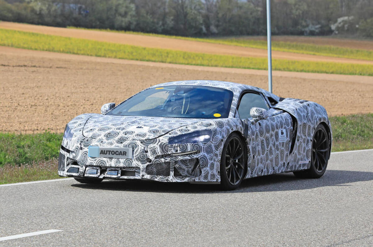 McLaren hybrid mule McLaren hybrid mule