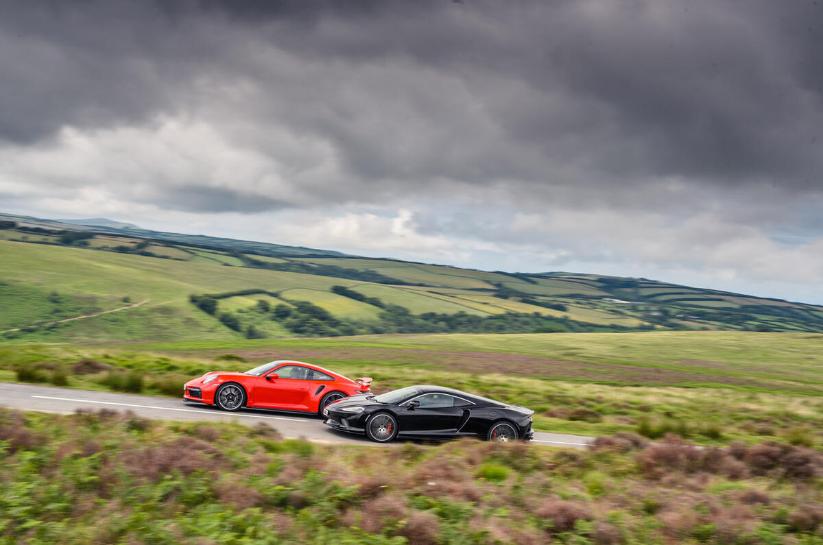 Porsche 911 and McLaren GT Porsche 911 and McLaren GT