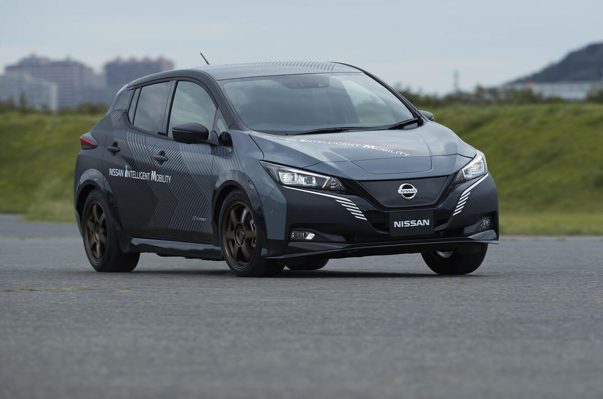 2020 Nissan Leaf e-4orce demo vehicle