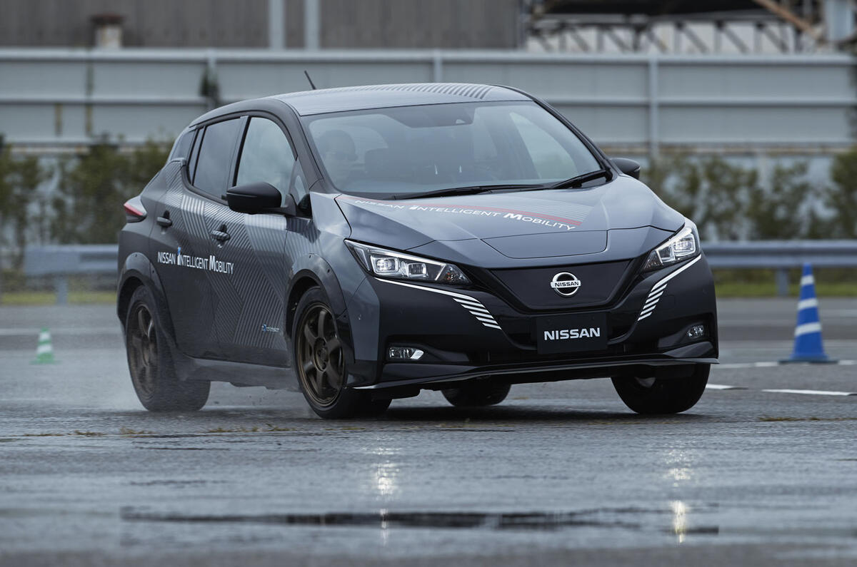 2020 Nissan Leaf e-4orce demo vehicle
