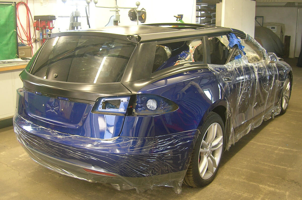 Tesla Model S estate in progress as coachbuilt one-off