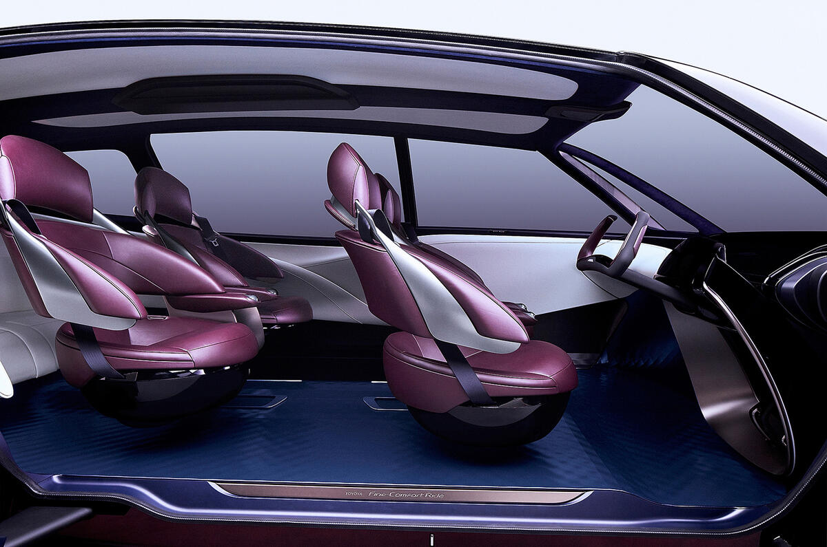 Toyota Fine-Comfort Ride shows how a zero-emissions luxury car of the future could look