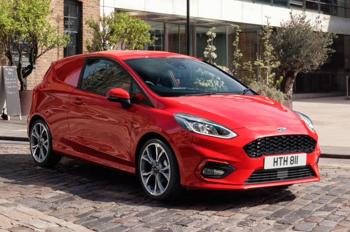 2018 Ford Fiesta van launched with ST-Line-inspired top model
