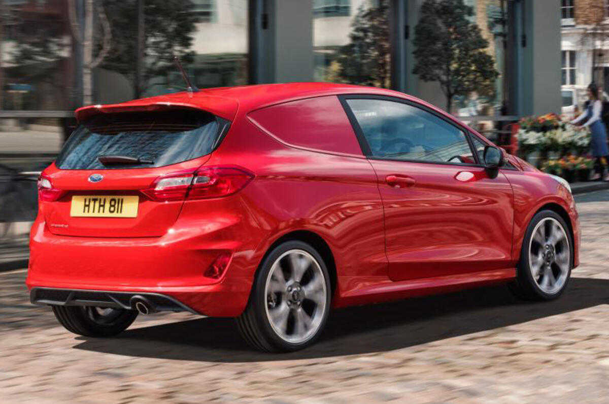 2018 Ford Fiesta van launched with ST-Line-inspired top model