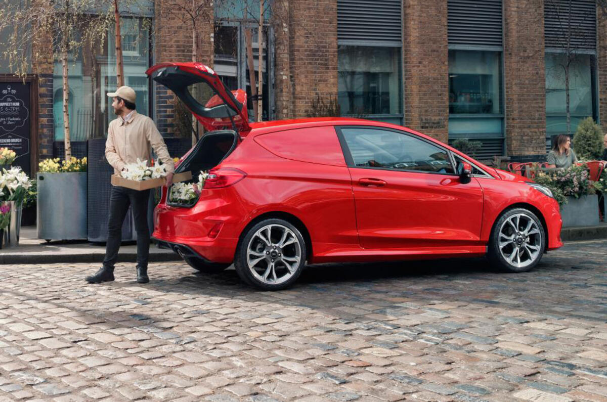 2018 Ford Fiesta van launched with ST-Line-inspired top model