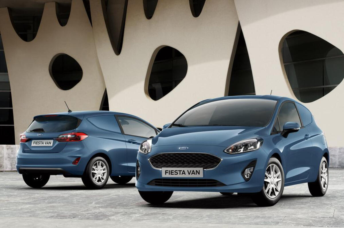 2018 Ford Fiesta van launched with ST-Line-inspired top model