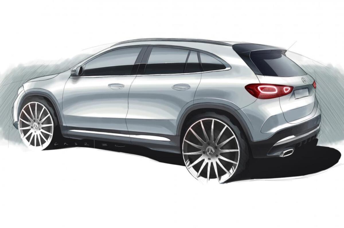 2020 Mercedes-Benz GLA sketch