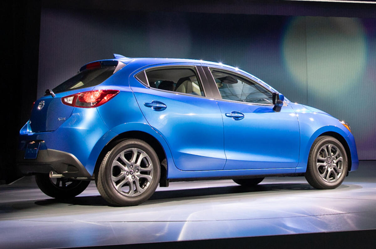 2020 US-spec Toyota Yaris - rear