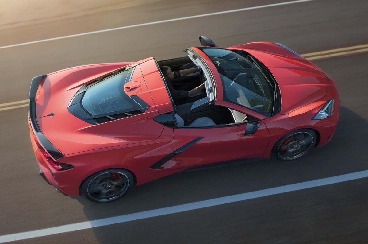 Corvette Stingray C8 official reveal - roof
