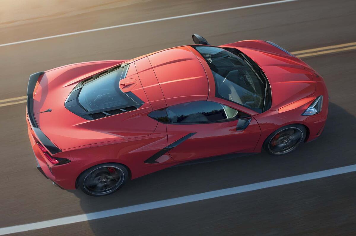 Corvette Stingray C8 official reveal - roof