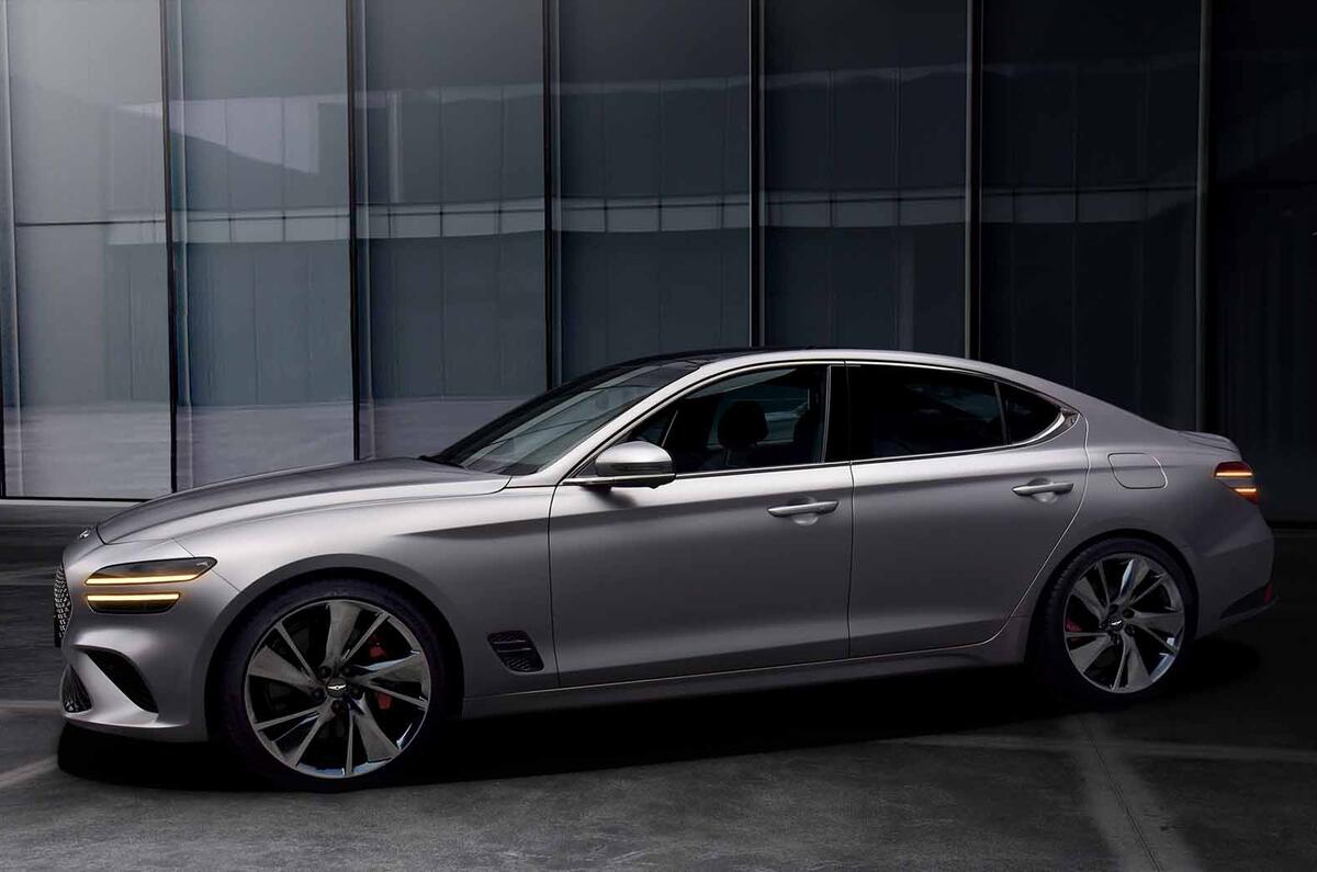 2020 Genesis G70 front side 2020 Genesis G70 front side