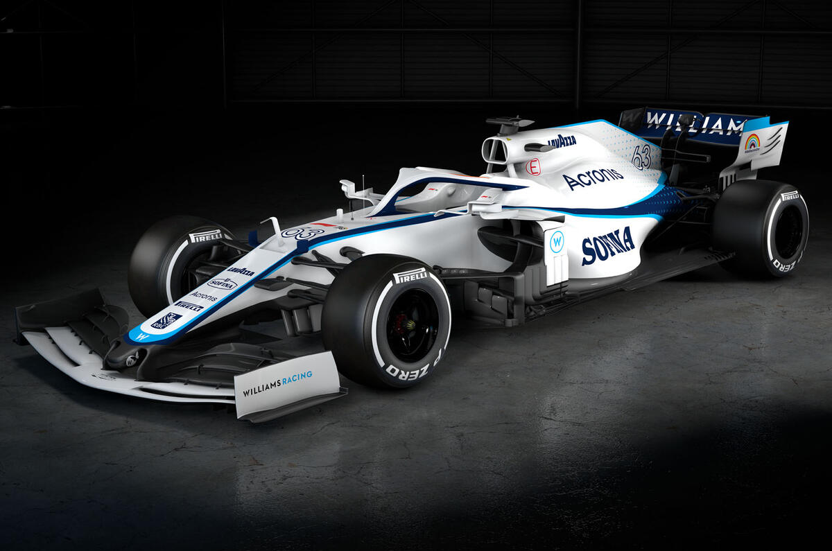 2020 Williams F1 livery official images - front 2020 Williams F1 livery official images - front