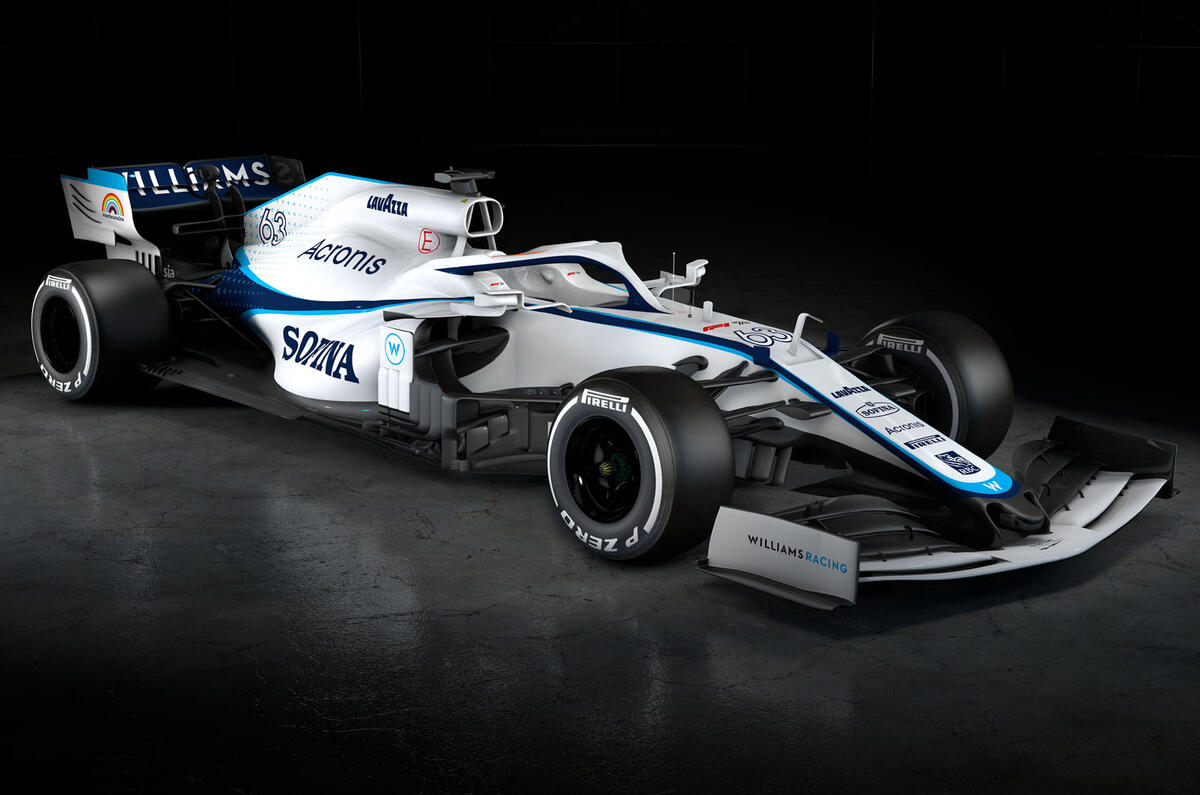 2020 Williams F1 livery official images - front quarter right 2020 Williams F1 livery official images - front quarter right