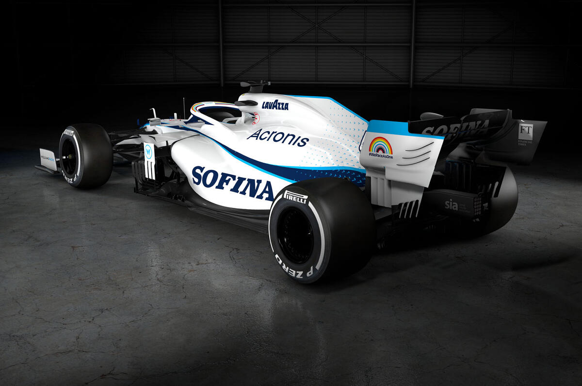 2020 Williams F1 livery official images - rear quarter 2020 Williams F1 livery official images - rear quarter