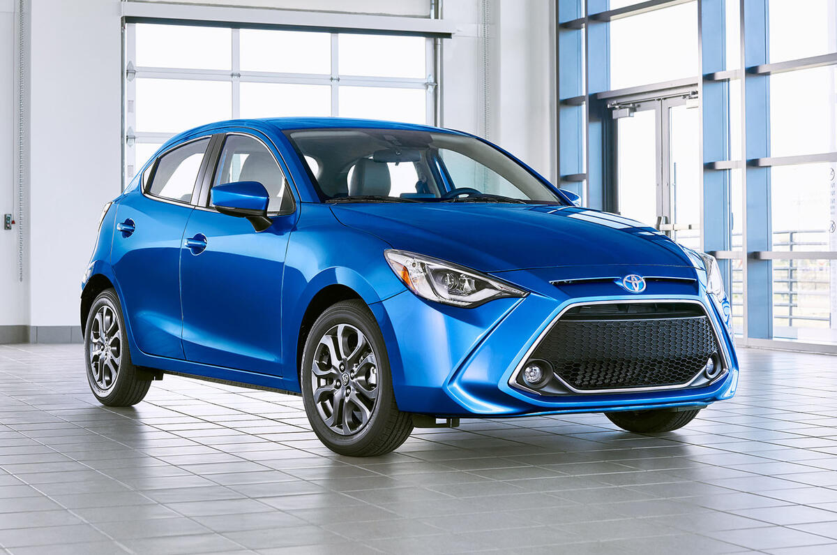 2020 US-spec Toyota Yaris - front