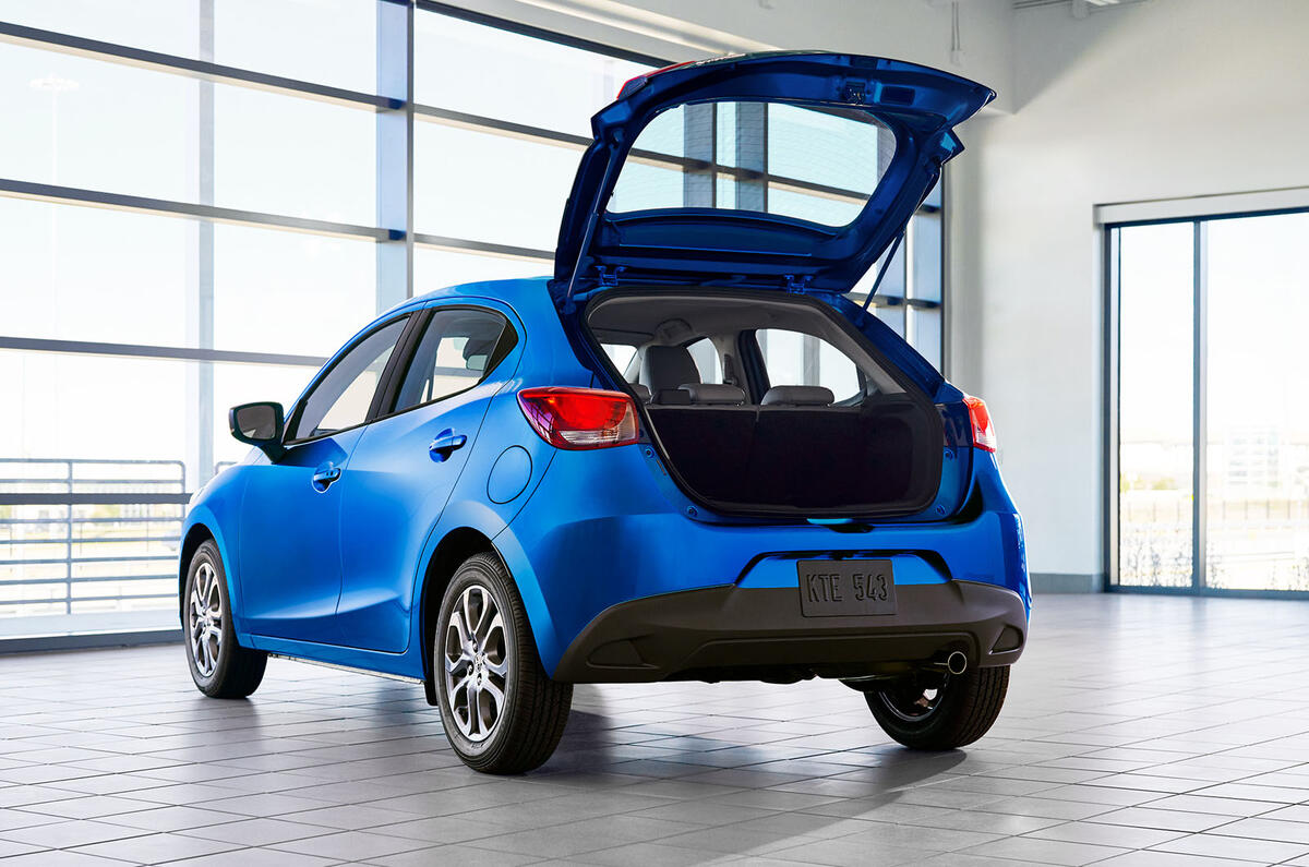 2020 US-spec Toyota Yaris - boot