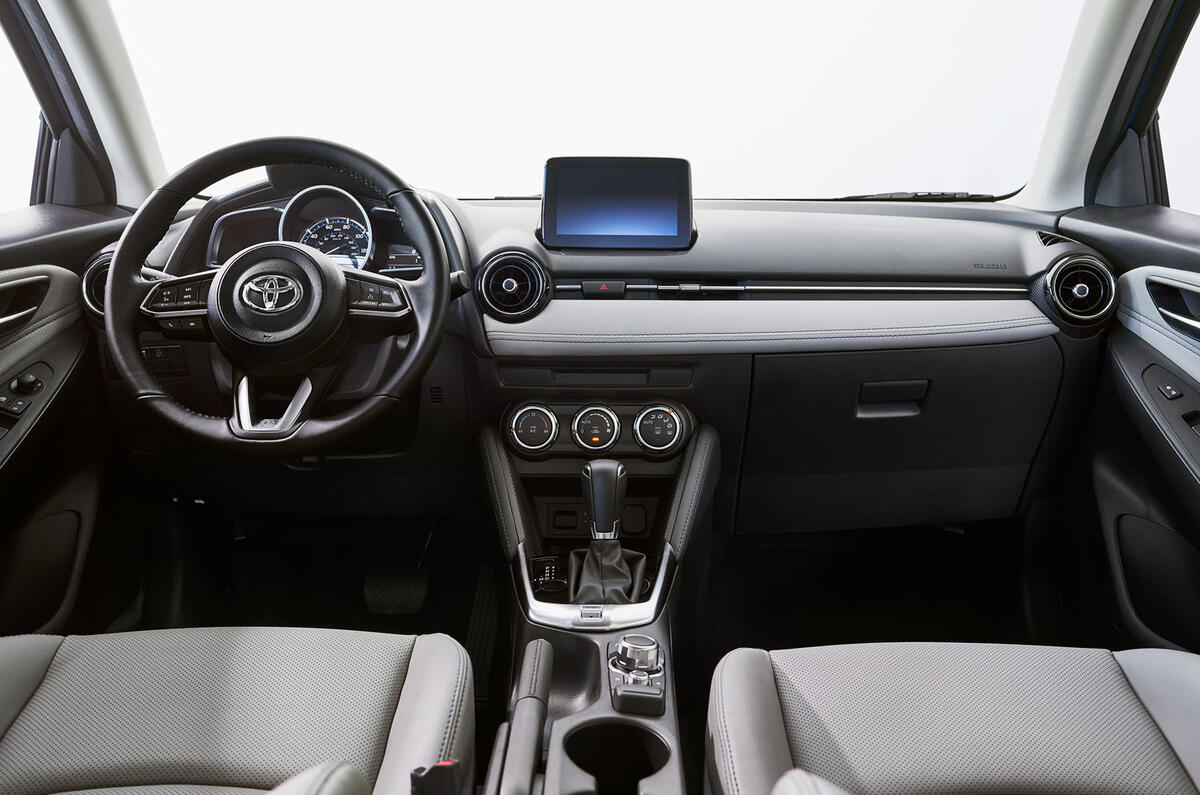 2020 US-spec Toyota Yaris - dashboard