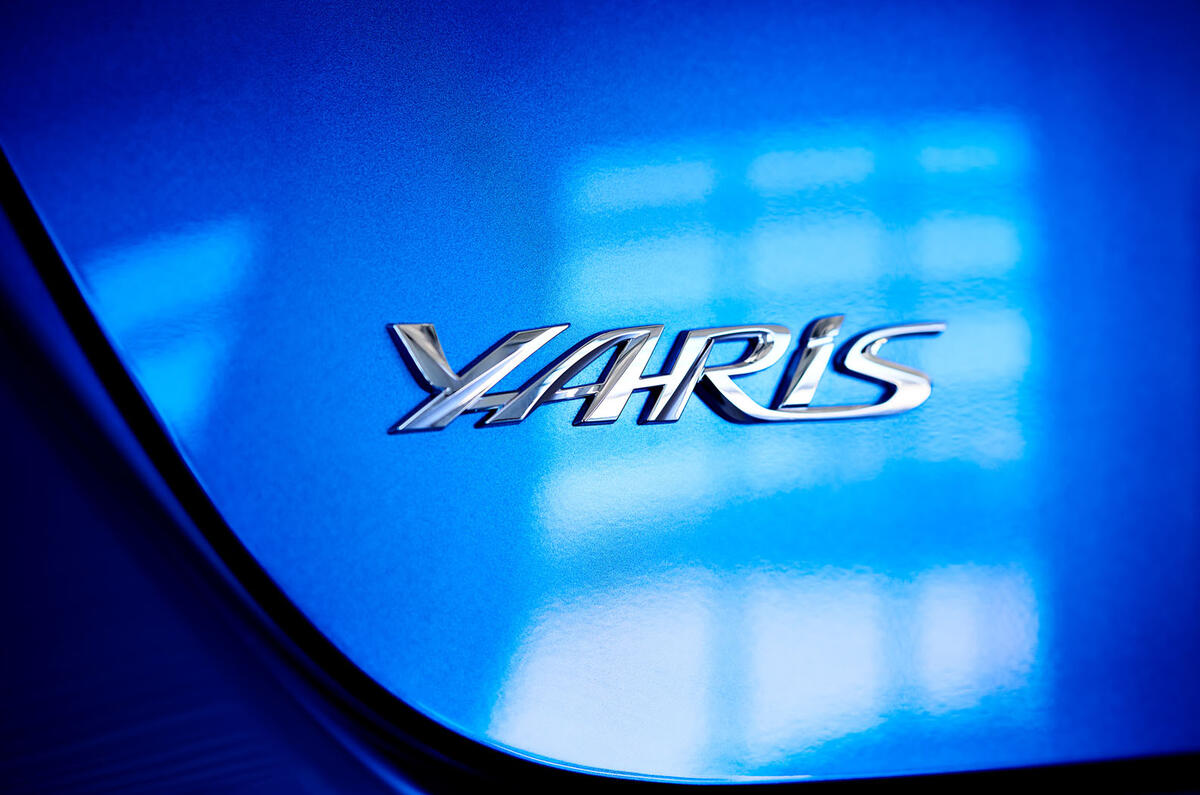 2020 US-spec Toyota Yaris - badge