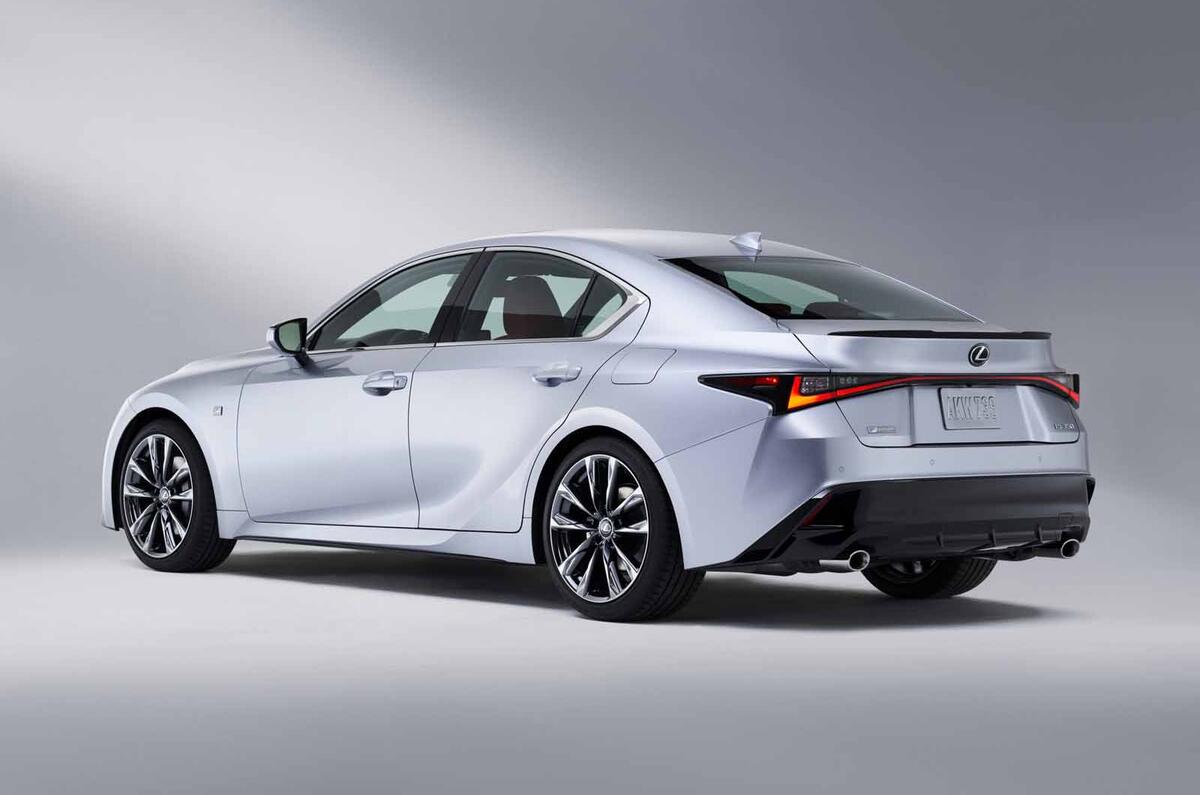 2021 Lexus IS rear side 2021 Lexus IS rear side