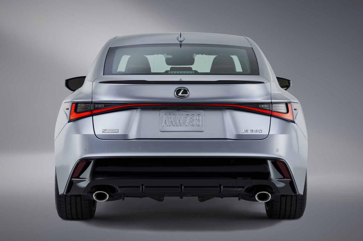 2021 Lexus IS rear 2021 Lexus IS rear