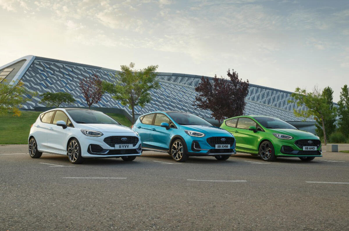 2021 FORD FIESTA RANGE