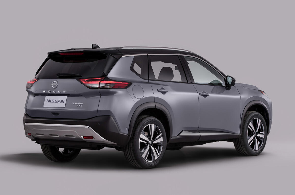 2021 Nissan Rogue official images - rear 2021 Nissan Rogue official images - rear