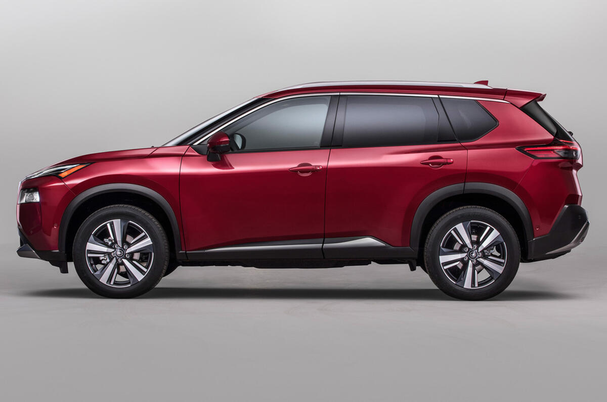 2021 Nissan Rogue official images - side 2021 Nissan Rogue official images - side