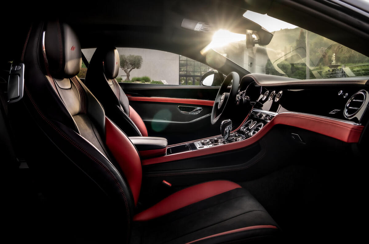 2022 Bentley Continental GT S interior 2022 Bentley Continental GT S interior
