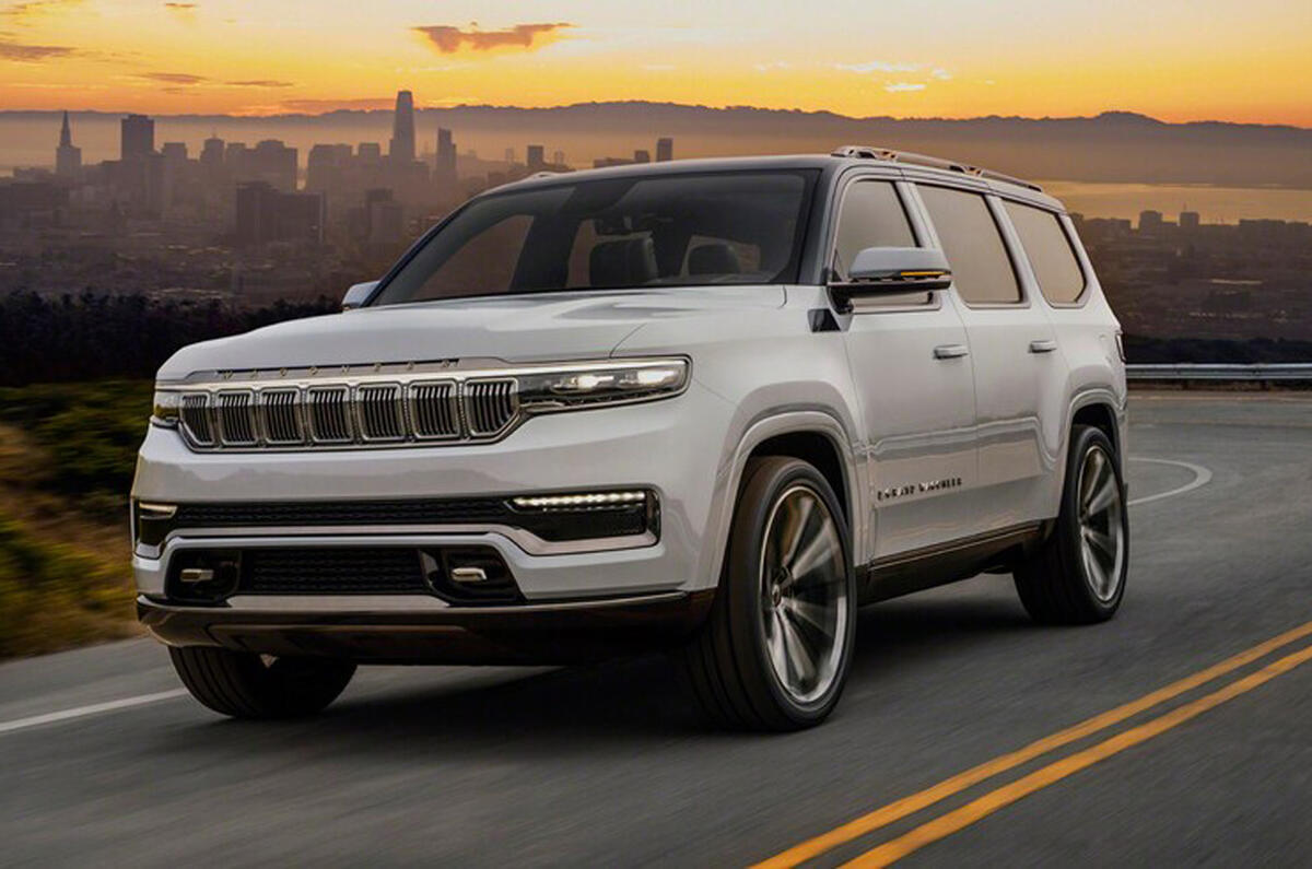 2020 Jeep Grand Wagoneer concept - front 2020 Jeep Grand Wagoneer concept - front